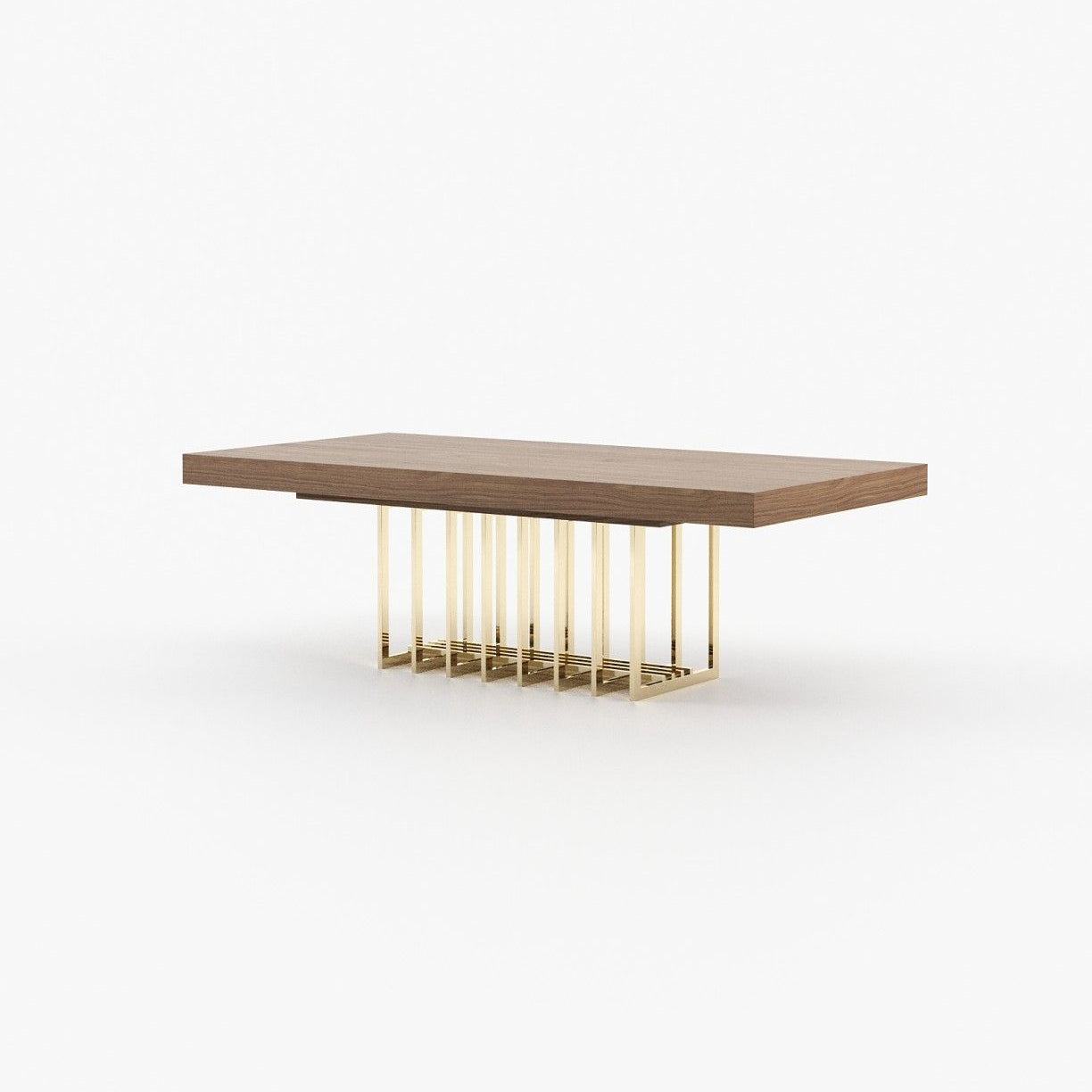 Laskasas PRESTIGE Dining & Bar Table Walnut Veneer Matte - Araco Interiors