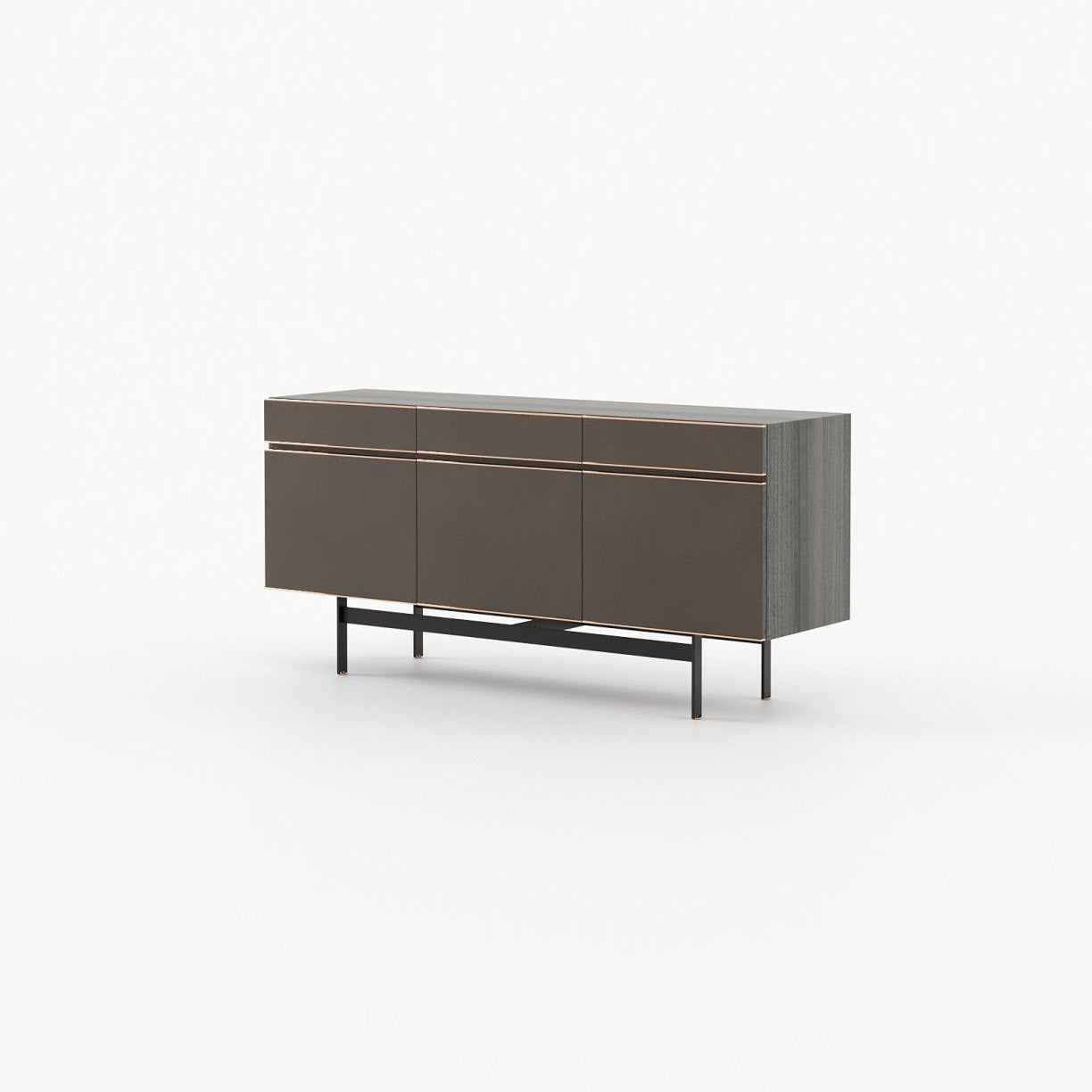 Laskasas RALPH Sideboard Grey Eucalyptus Veneer Matte - Araco Interiors