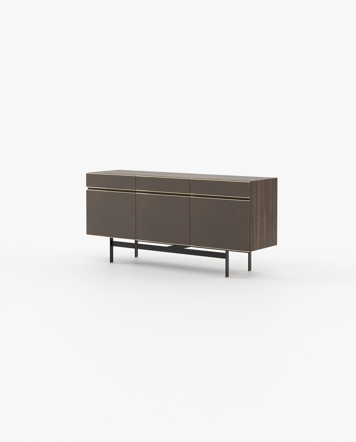 Laskasas RALPH Sideboard Smoked Eucalyptus Veneer Matte - Araco Interiors