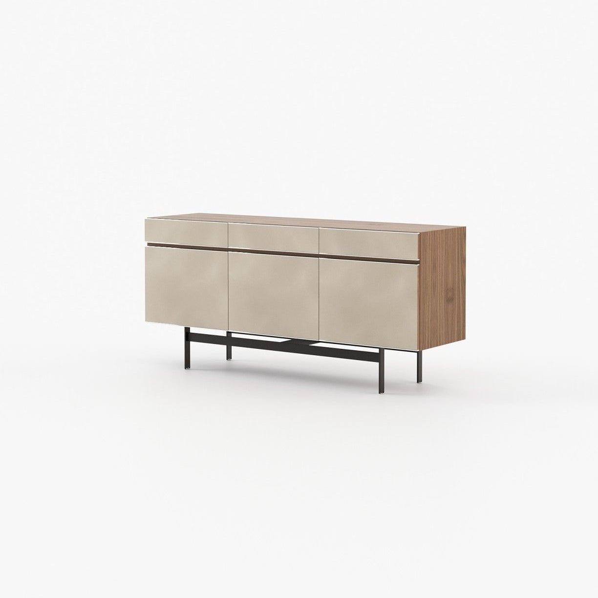 Laskasas RALPH Sideboard Walnut Veneer Matte - Araco Interiors