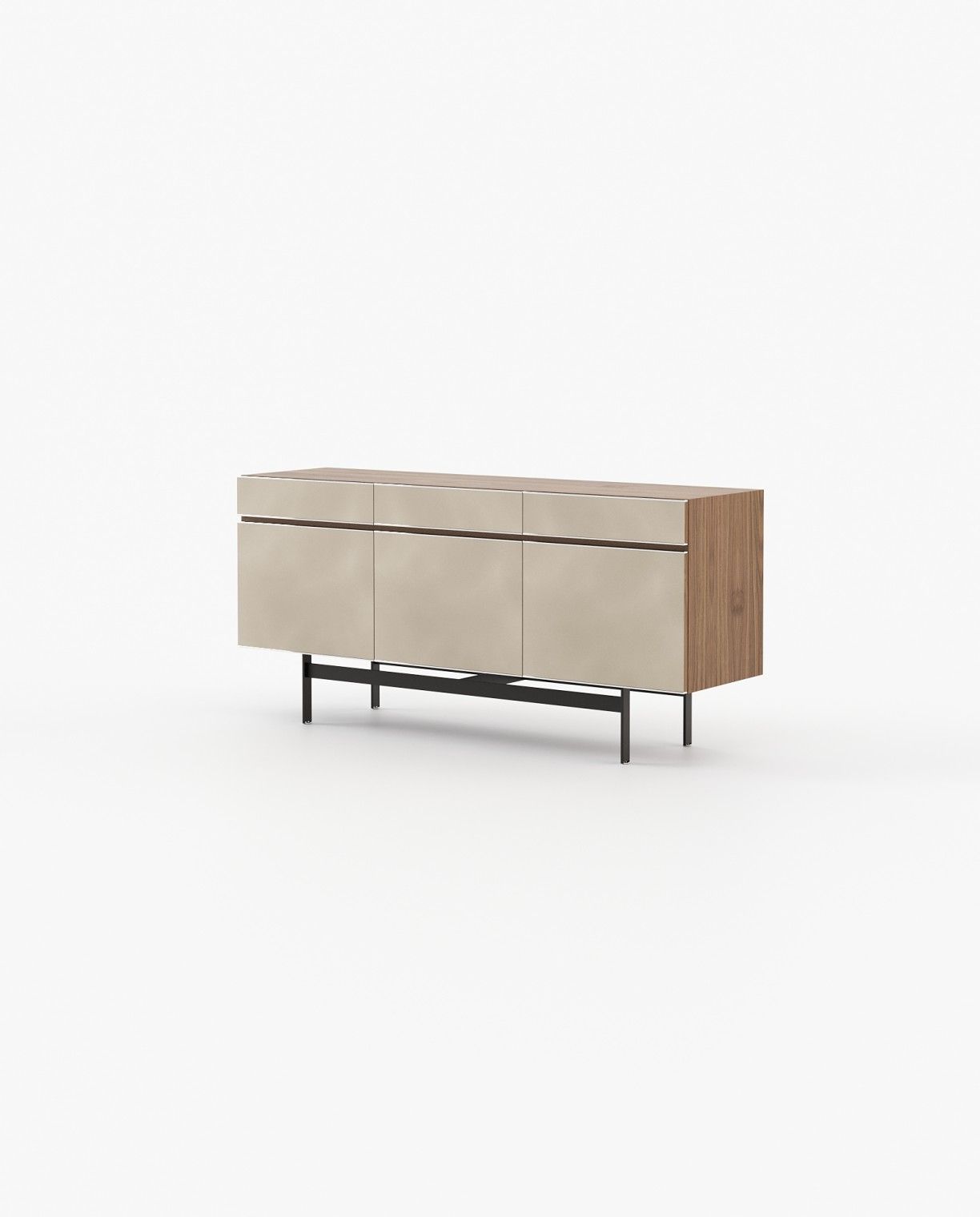 Laskasas RALPH Sideboard Walnut Veneer Matte - Araco Interiors