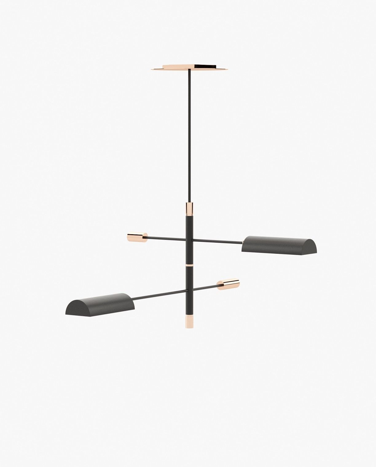 Laskasas RANDOLPH Ceiling Light Copper Polished Stainless Steel - Araco Interiors