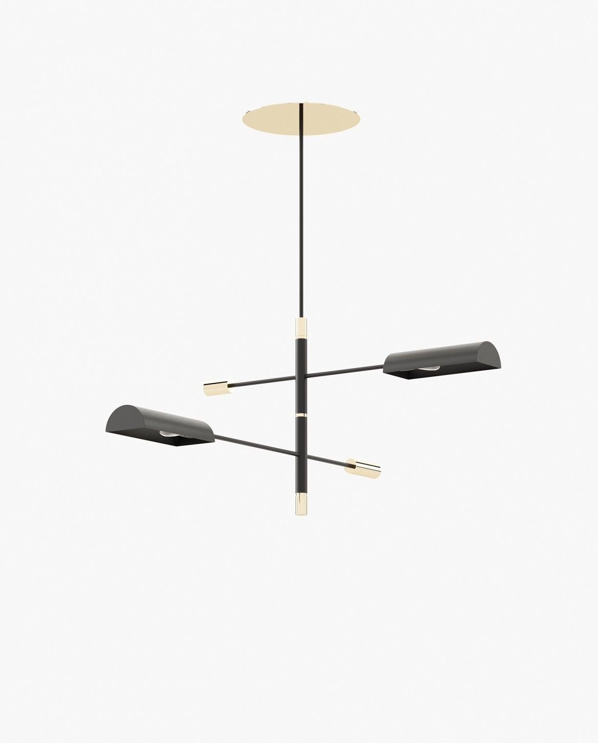 Laskasas RANDOLPH Ceiling Light Gilded Polished Stainless Steel - Araco Interiors