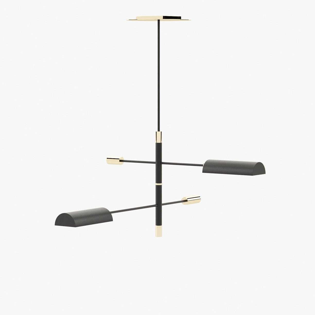 Laskasas RANDOLPH Ceiling Light Gilded Polished Stainless Steel - Araco Interiors