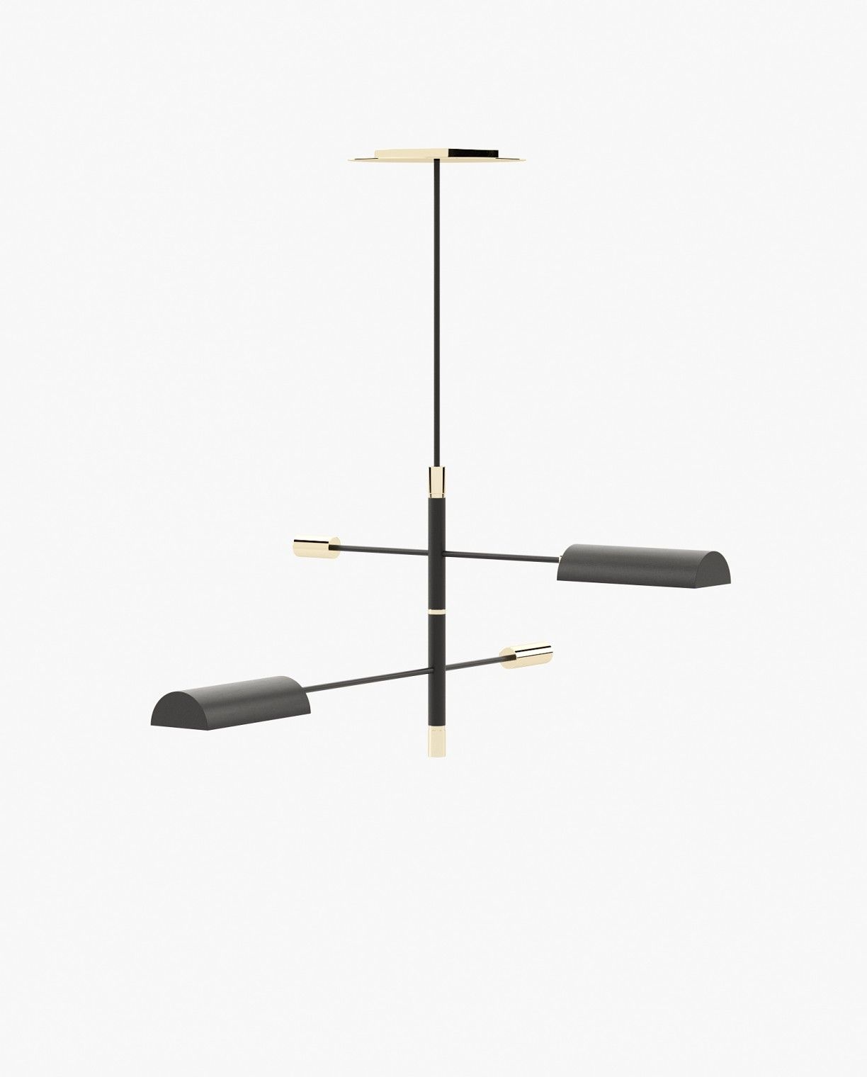 Laskasas RANDOLPH Ceiling Light Gilded Polished Stainless Steel - Araco Interiors