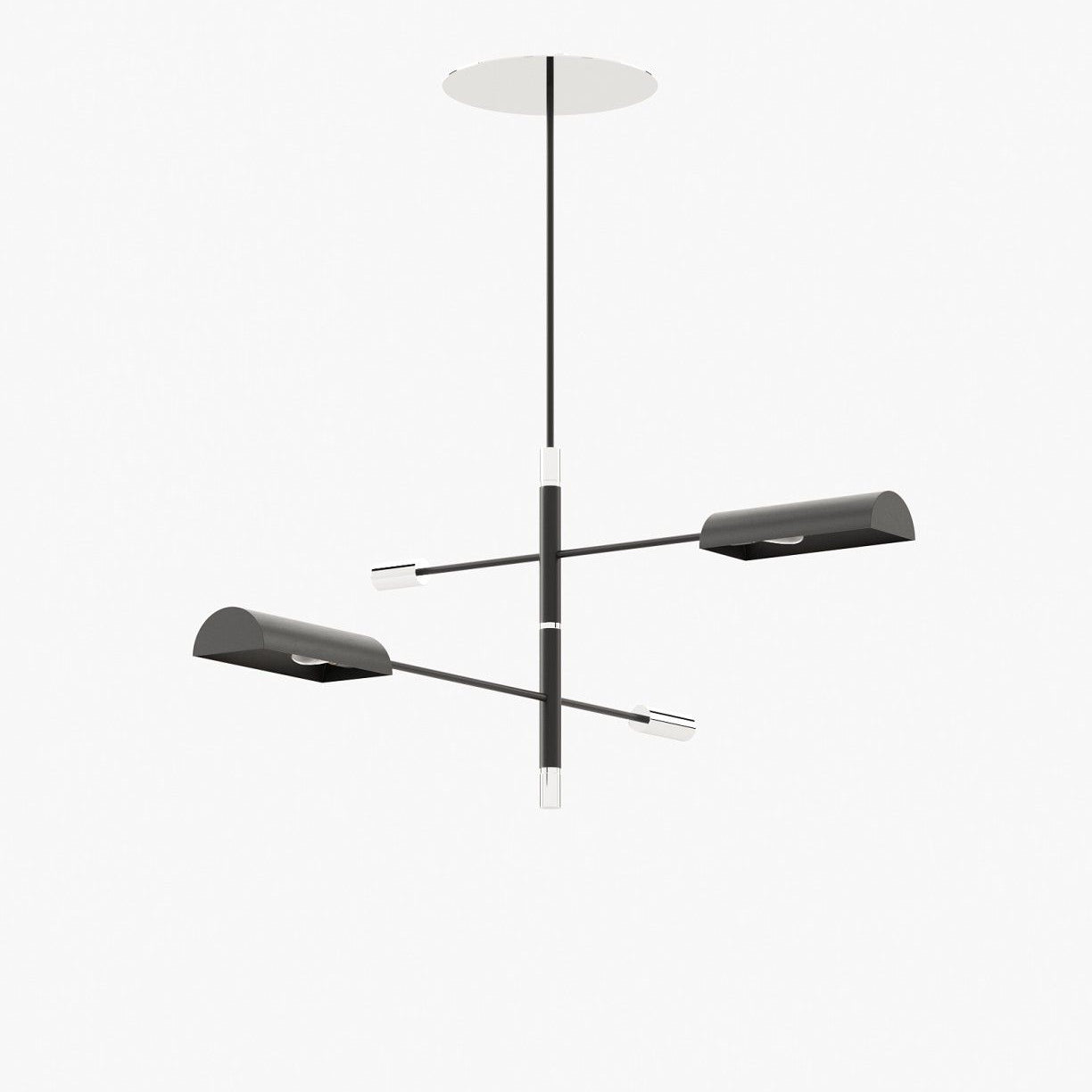 Laskasas RANDOLPH Ceiling Light Polished Stainless Steel - Araco Interiors