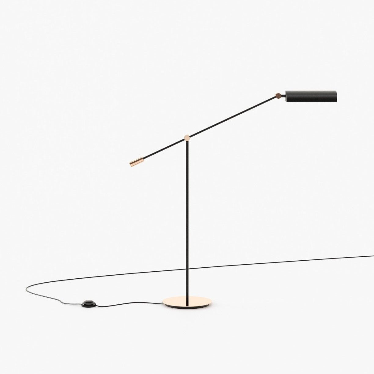Laskasas RANDOLPH Floor Lamp Copper Polished Stainless Steel - Araco Interiors