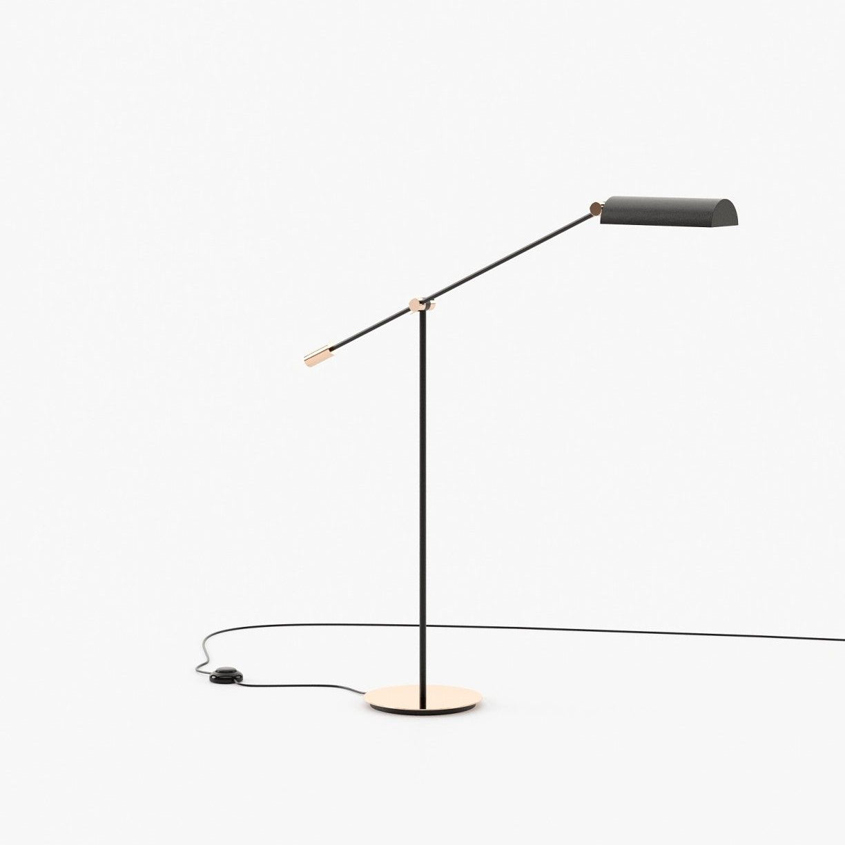 Laskasas RANDOLPH Floor Lamp Copper Polished Stainless Steel - Araco Interiors