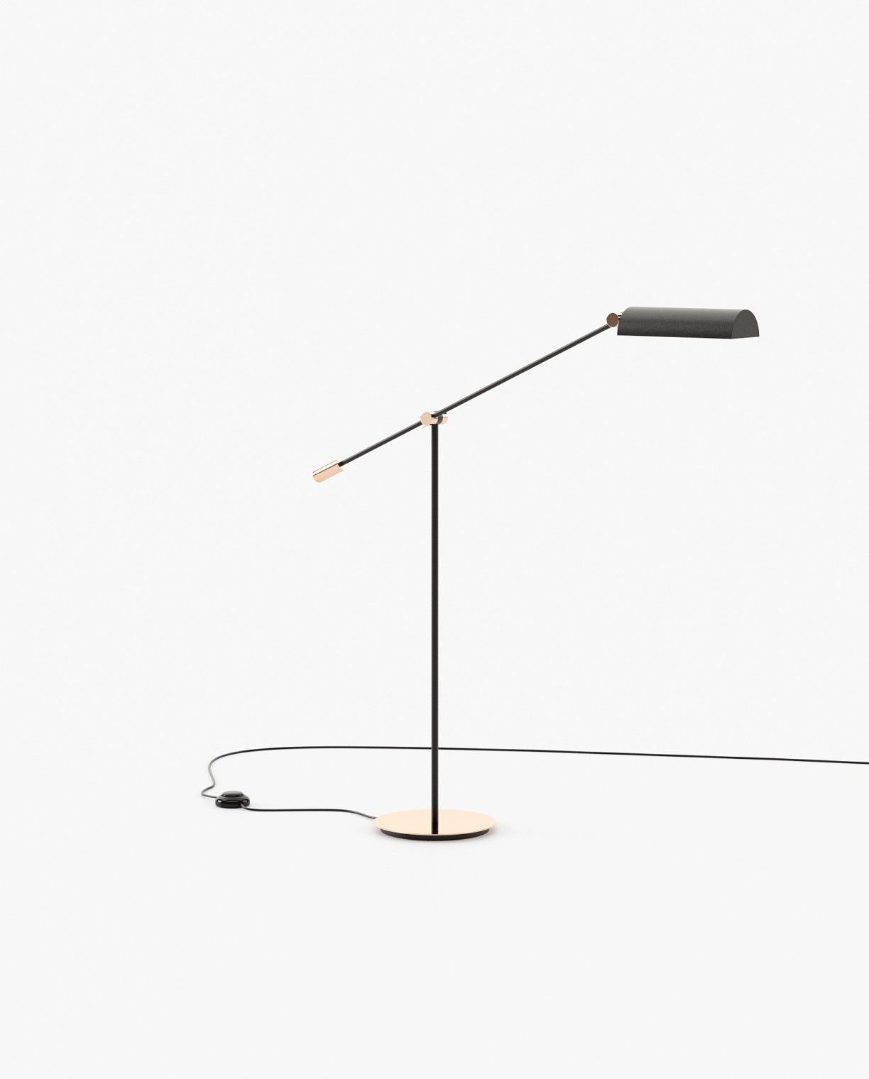 Laskasas RANDOLPH Floor Lamp Copper Polished Stainless Steel - Araco Interiors