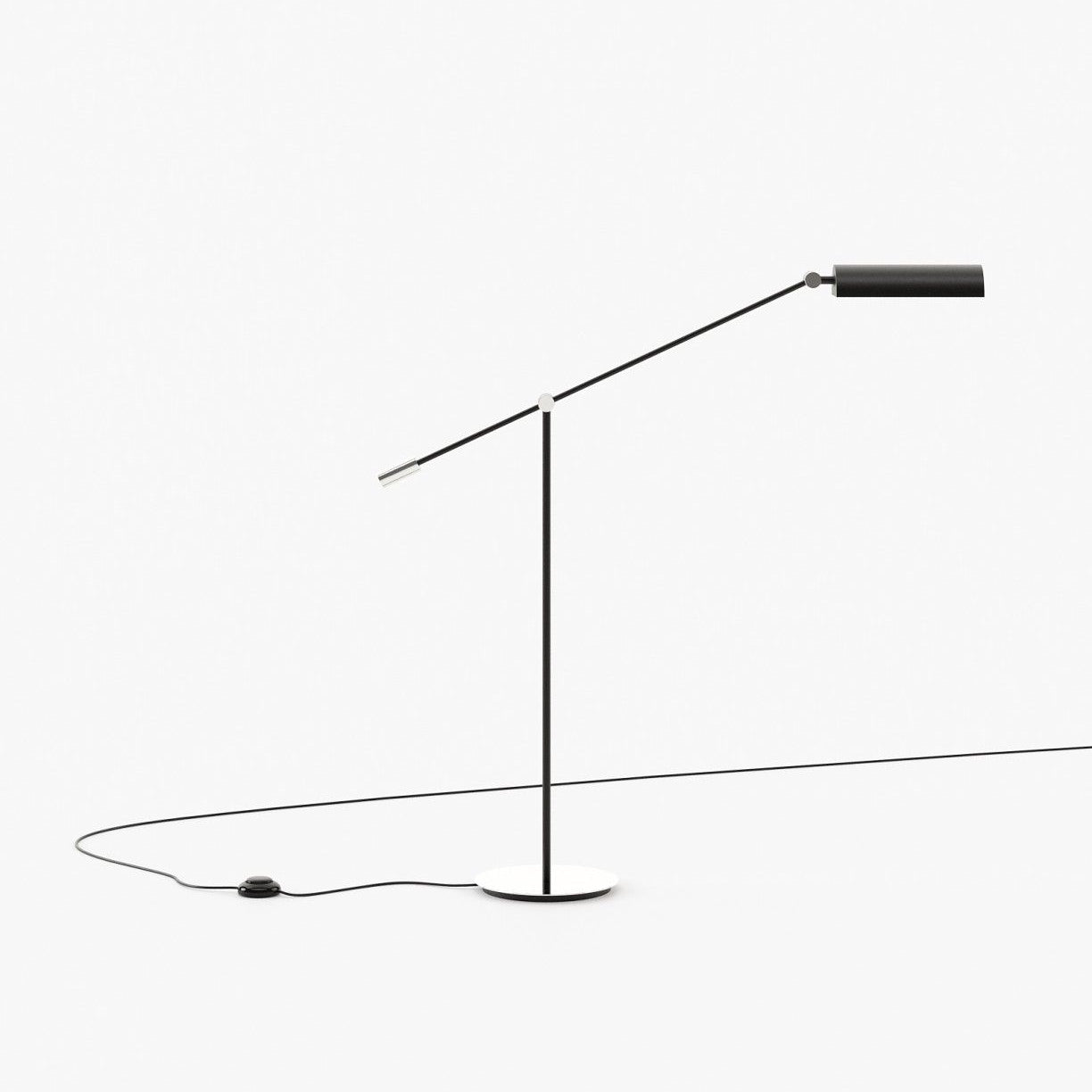 Laskasas RANDOLPH Floor Lamp Polished Stainless Steel - Araco Interiors