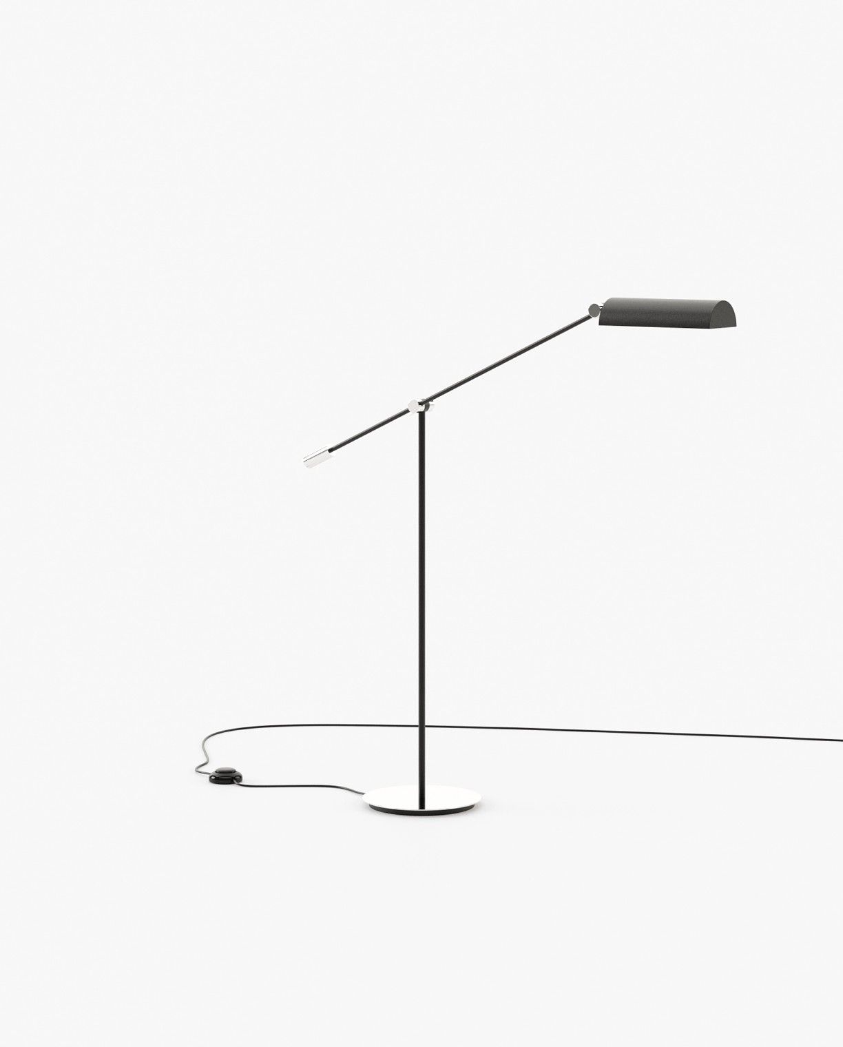 Laskasas RANDOLPH Floor Lamp Polished Stainless Steel - Araco Interiors