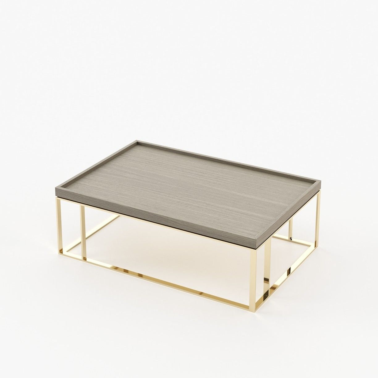 Laskasas RAW Coffee Table Aged Oak Veneer Matte - Araco Interiors