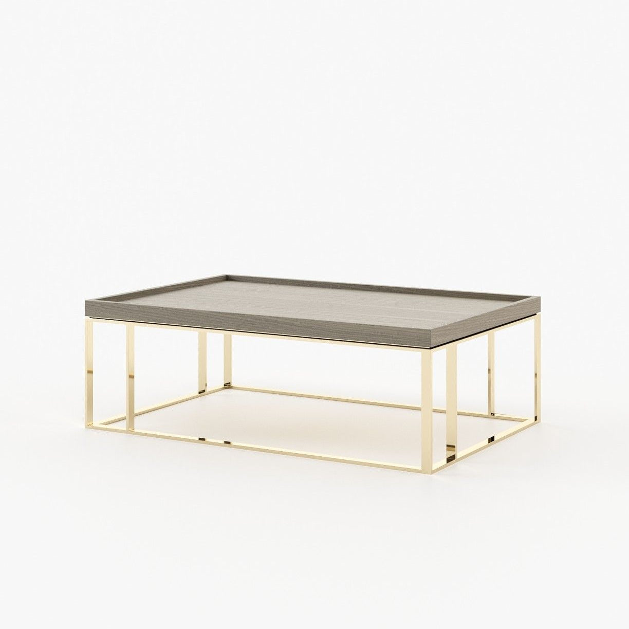 Laskasas RAW Coffee Table Aged Oak Veneer Matte - Araco Interiors