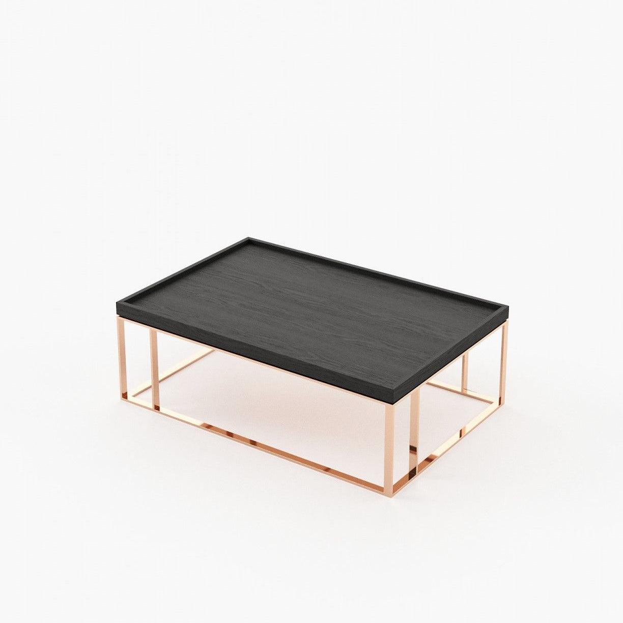 Laskasas RAW Coffee Table Black Ash Veneer Matte - Araco Interiors