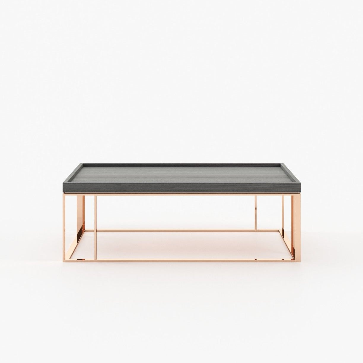 Laskasas RAW Coffee Table Grey Eucalyptus Veneer Matte - Araco Interiors