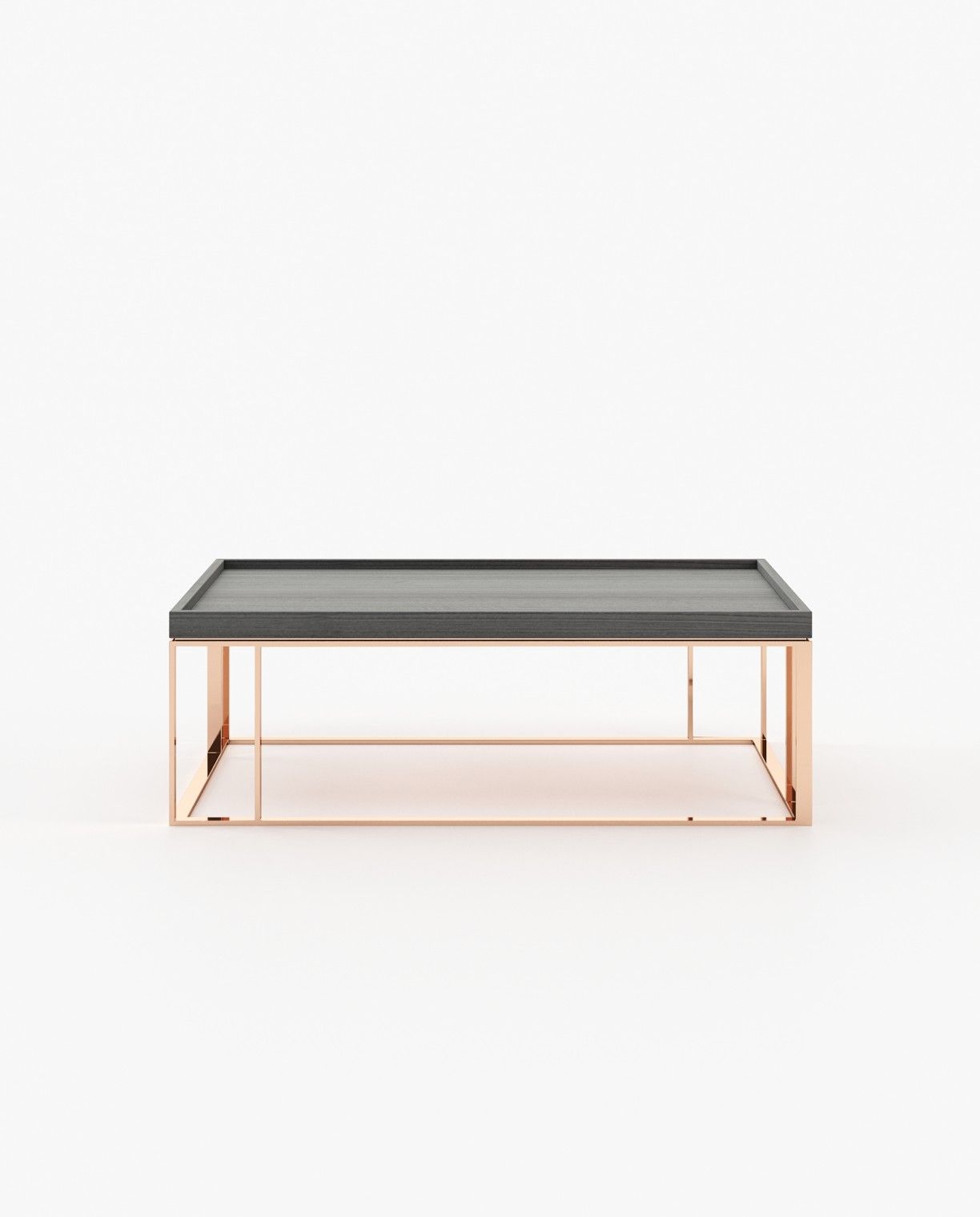 Laskasas RAW Coffee Table Grey Eucalyptus Veneer Matte - Araco Interiors