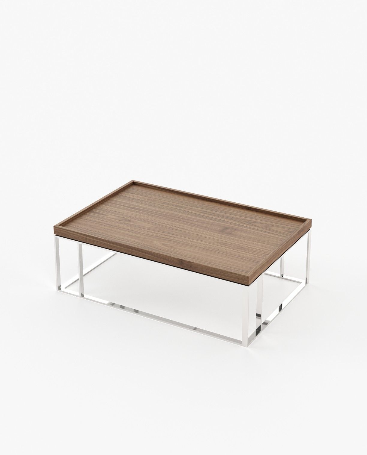 Laskasas RAW Coffee Table Walnut Veneer Matte - Araco Interiors