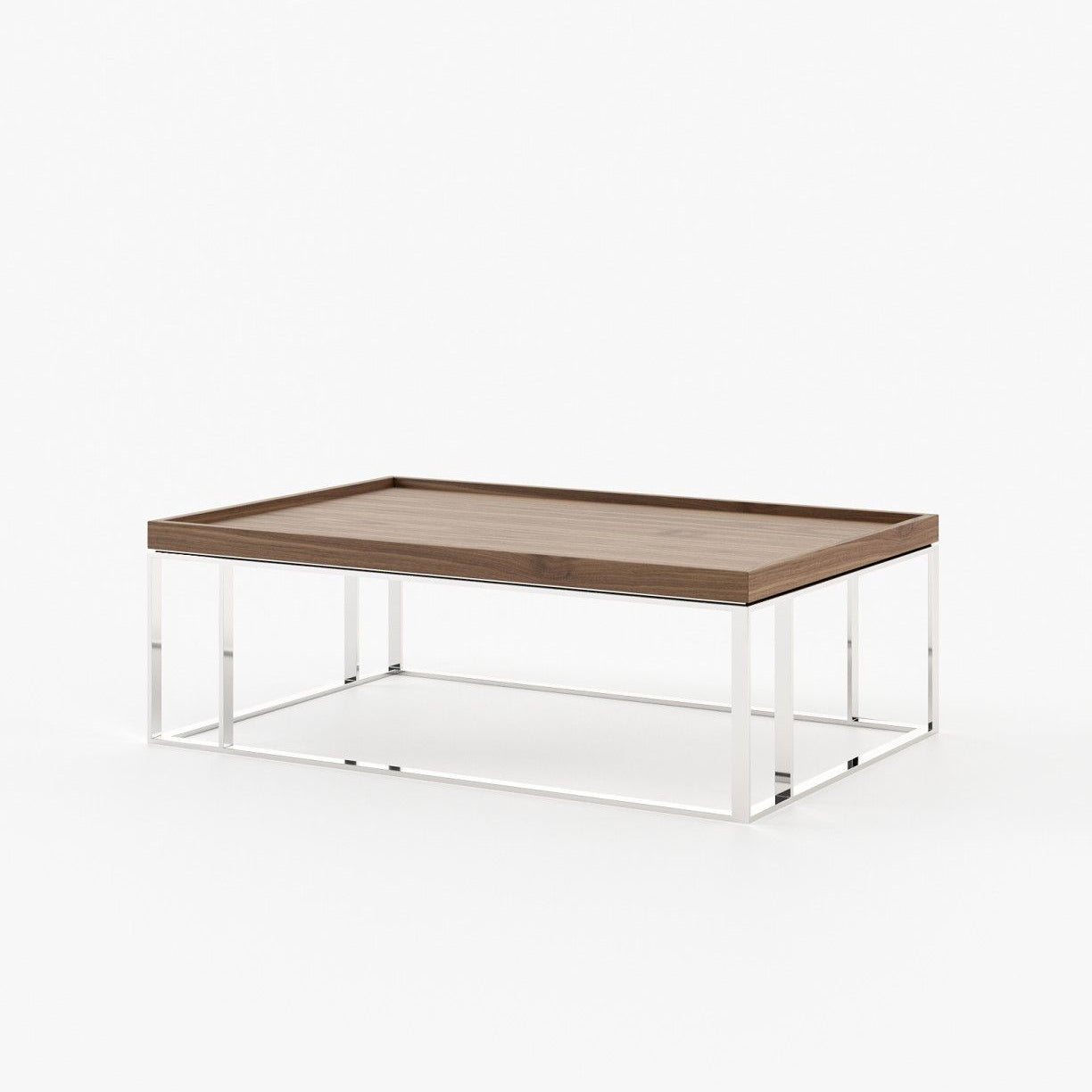 Laskasas RAW Coffee Table Walnut Veneer Matte - Araco Interiors