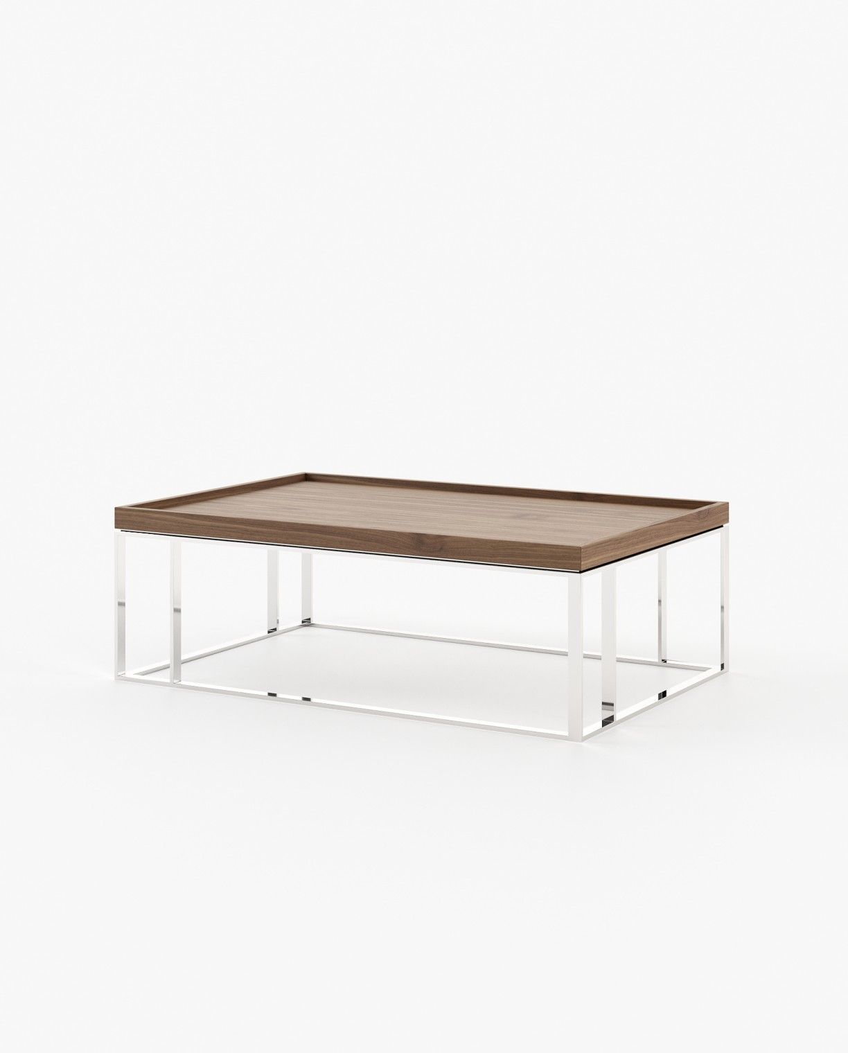 Laskasas RAW Coffee Table Walnut Veneer Matte - Araco Interiors