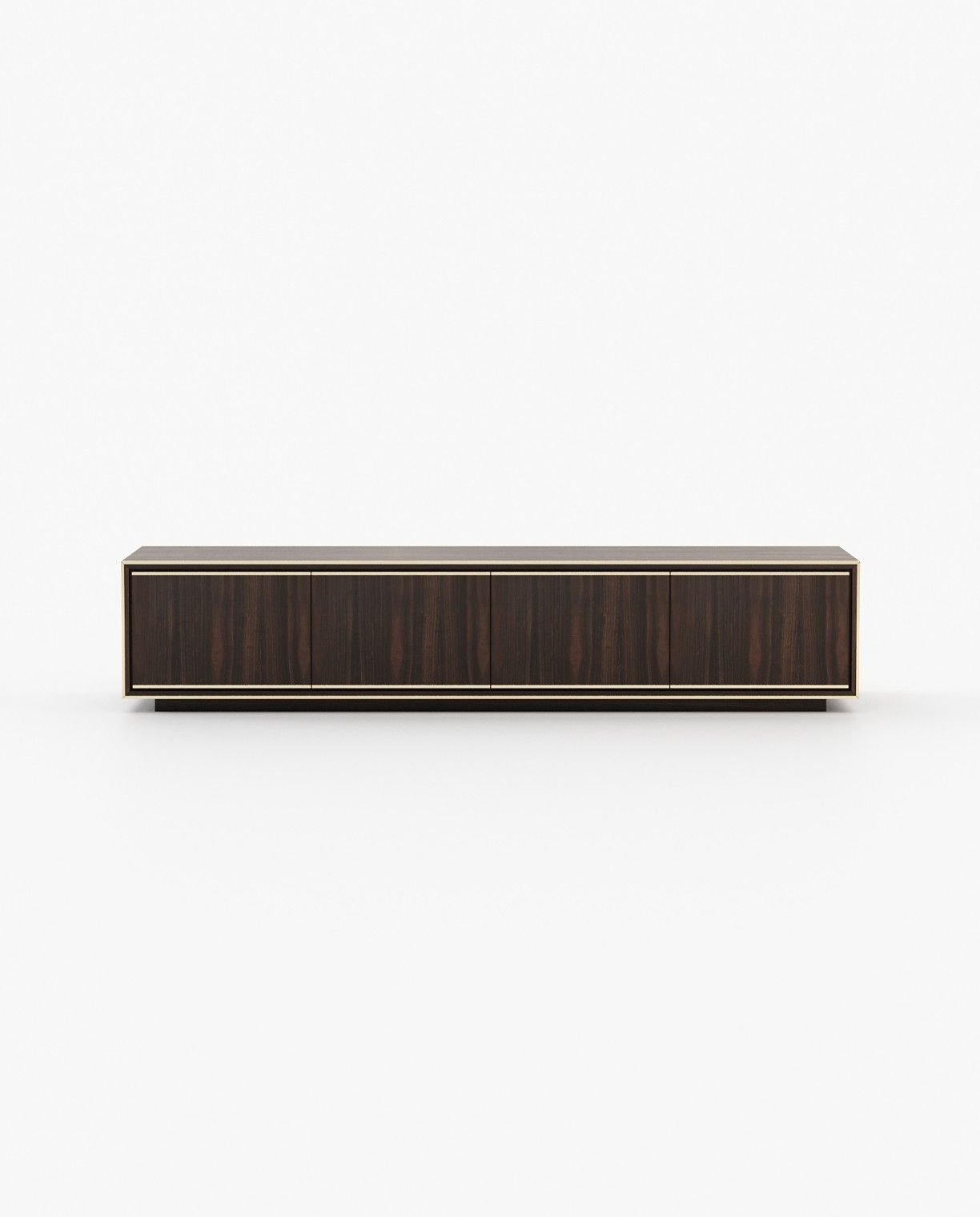 Laskasas RICK Media Unit Smoked Eucalyptus Veneer Matte - Araco Interiors