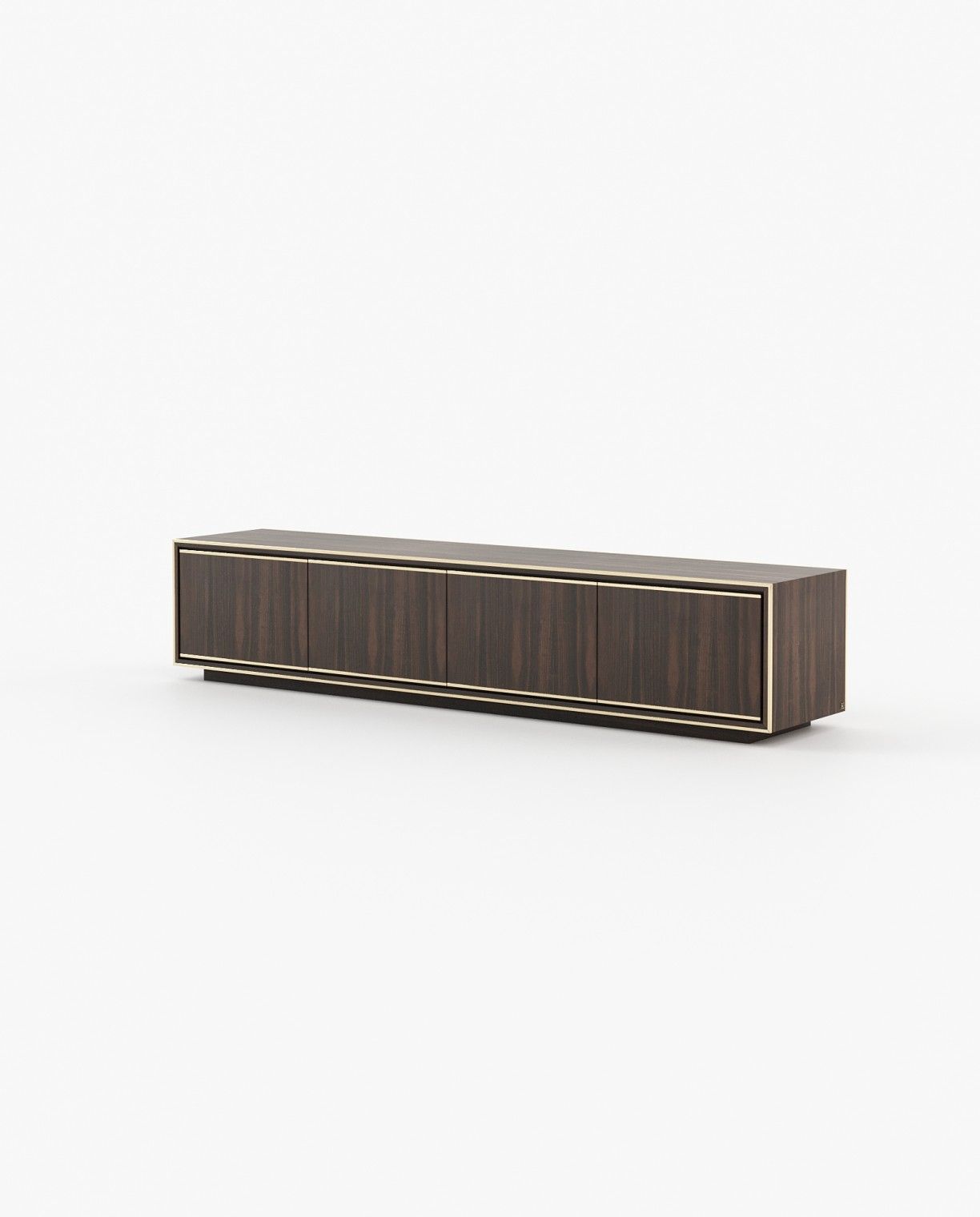 Laskasas RICK Media Unit Smoked Eucalyptus Veneer Matte - Araco Interiors