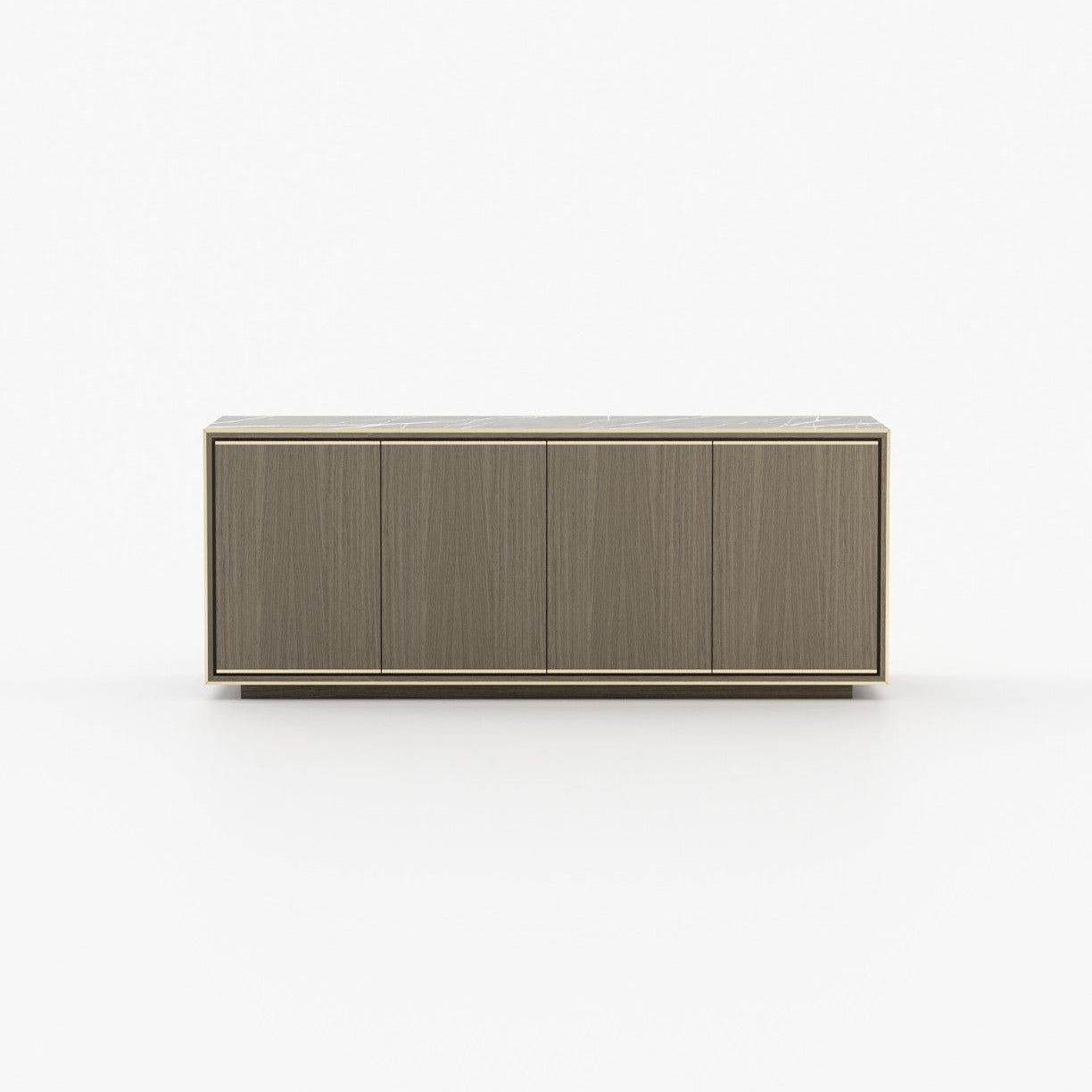 Laskasas RICK Sideboard Aged Oak Veneer Matte - Araco Interiors