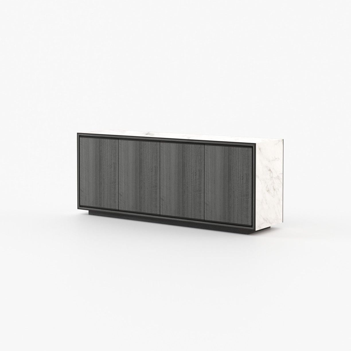 Laskasas RICK Sideboard Grey Eucalyptus Veneer Matte - Araco Interiors