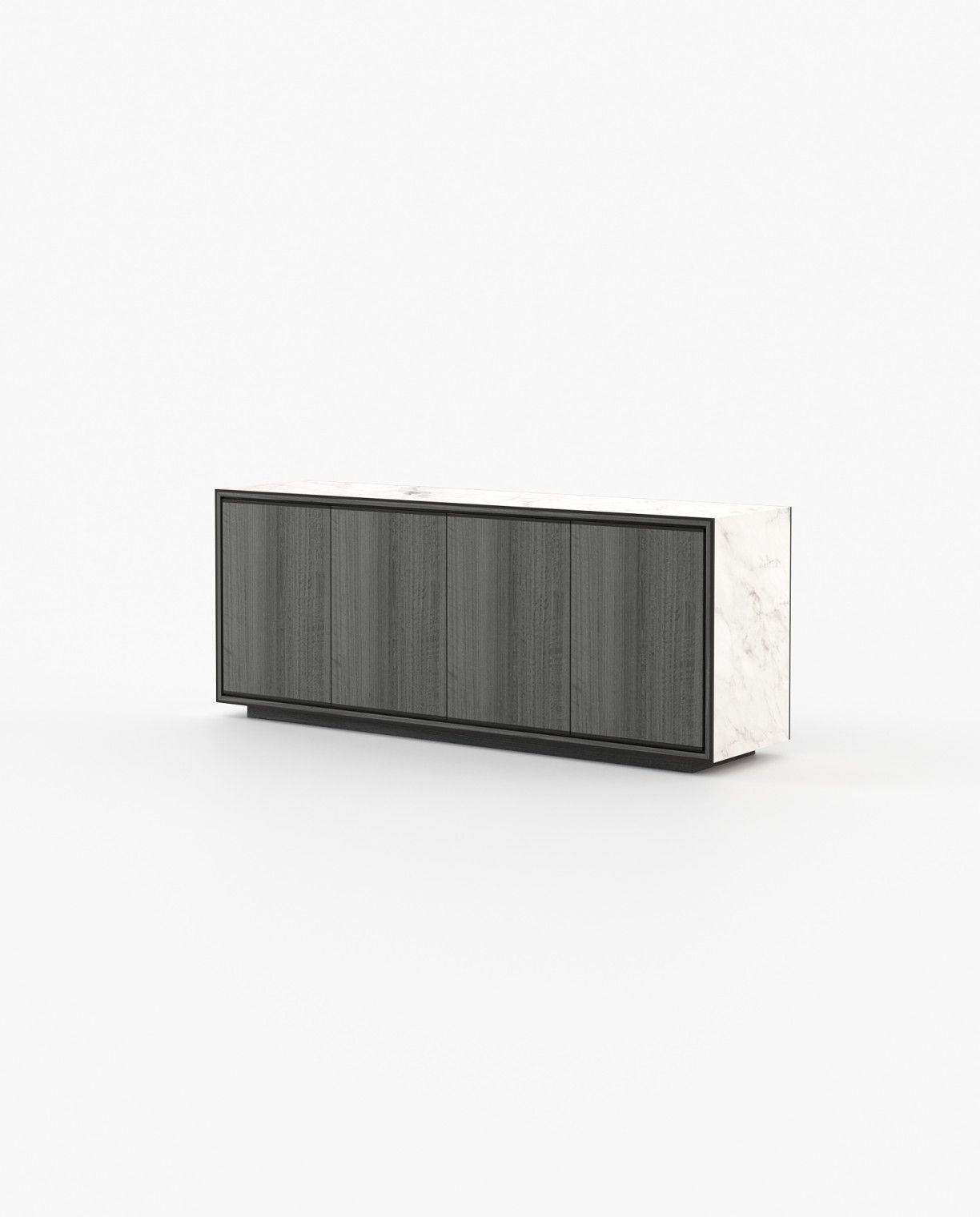 Laskasas RICK Sideboard Grey Eucalyptus Veneer Matte - Araco Interiors