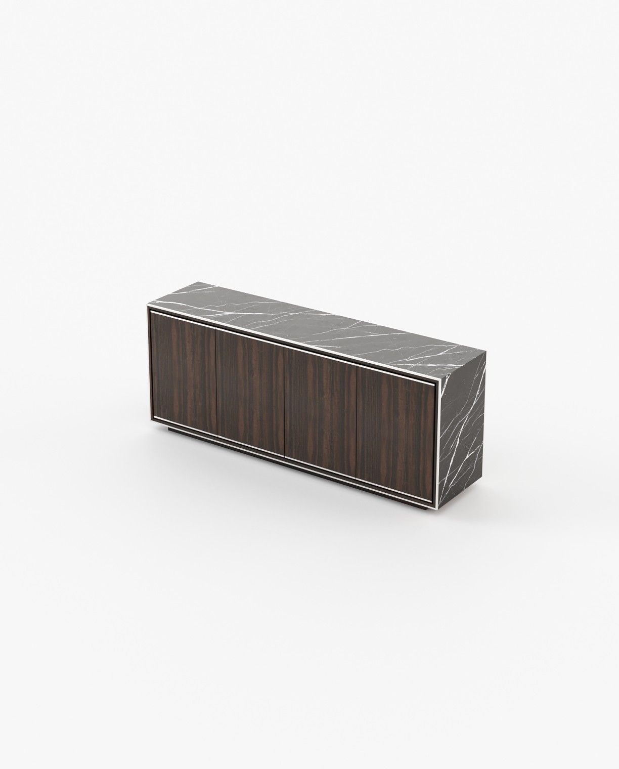 Laskasas RICK Sideboard Smoked Eucalyptus Veneer Matte - Araco Interiors