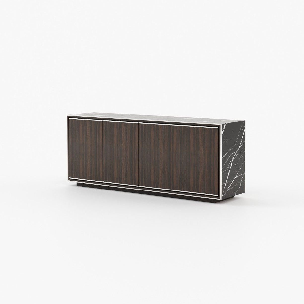 Laskasas RICK Sideboard Smoked Eucalyptus Veneer Matte - Araco Interiors