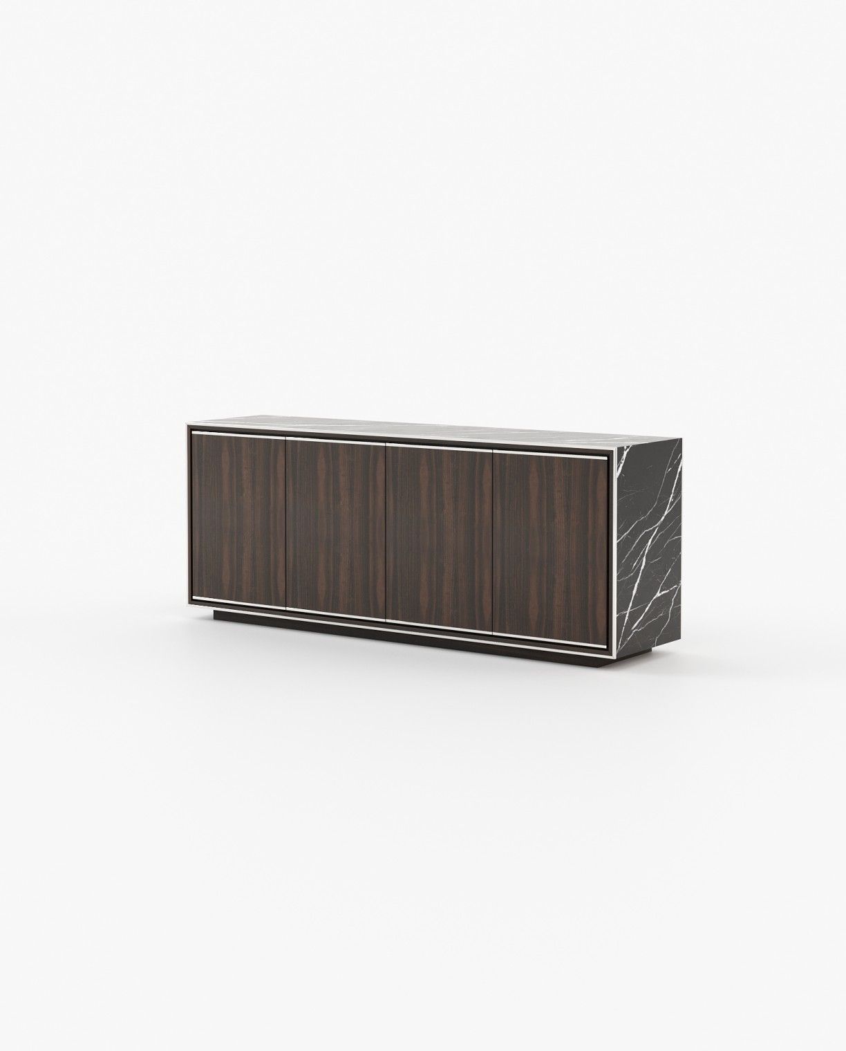 Laskasas RICK Sideboard Smoked Eucalyptus Veneer Matte - Araco Interiors