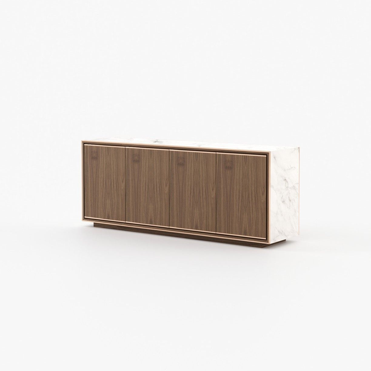 Laskasas RICK Sideboard Walnut Veneer Matte - Araco Interiors