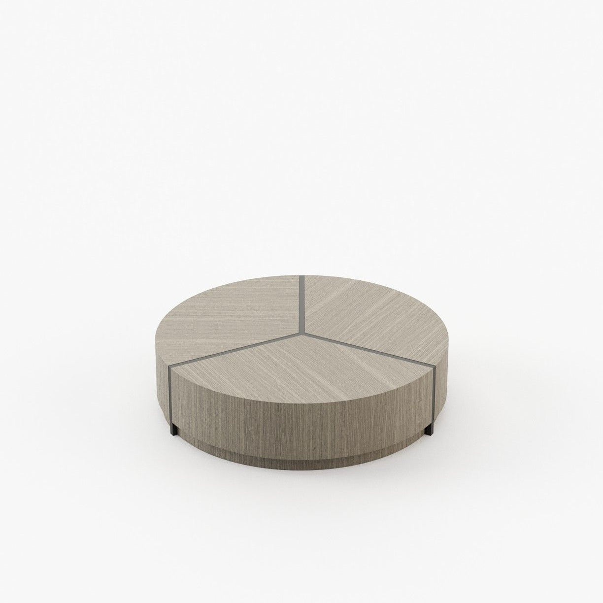 Laskasas RIGA Coffee Table Aged Oak Veneer Matte - Araco Interiors