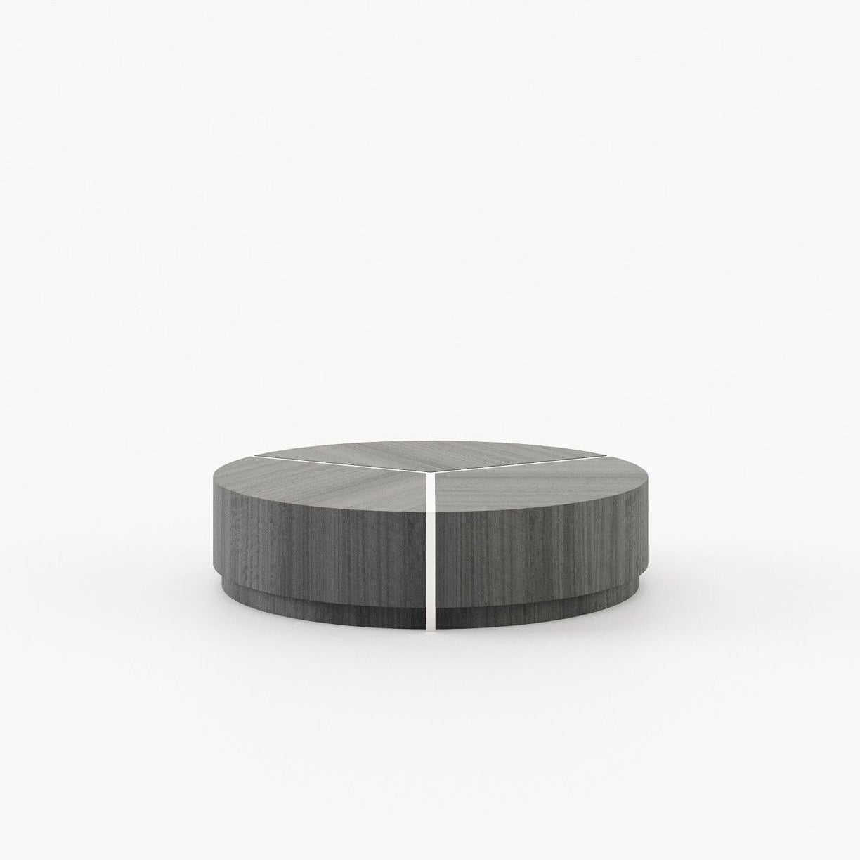 Laskasas RIGA Coffee Table Grey Eucalyptus Veneer Matte - Araco Interiors