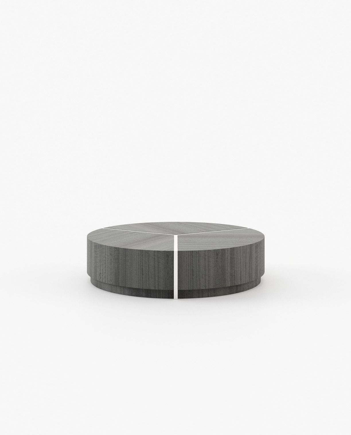 Laskasas RIGA Coffee Table Grey Eucalyptus Veneer Matte - Araco Interiors