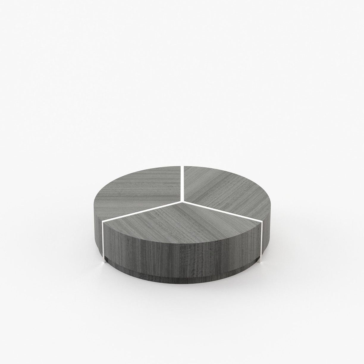 Laskasas RIGA Coffee Table Grey Eucalyptus Veneer Matte - Araco Interiors