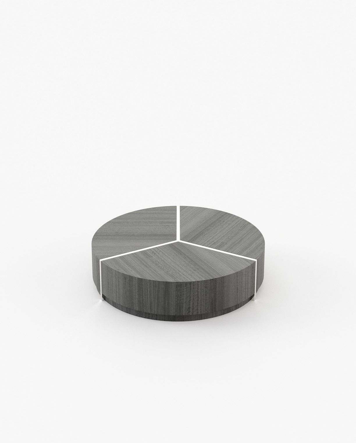 Laskasas RIGA Coffee Table Grey Eucalyptus Veneer Matte - Araco Interiors