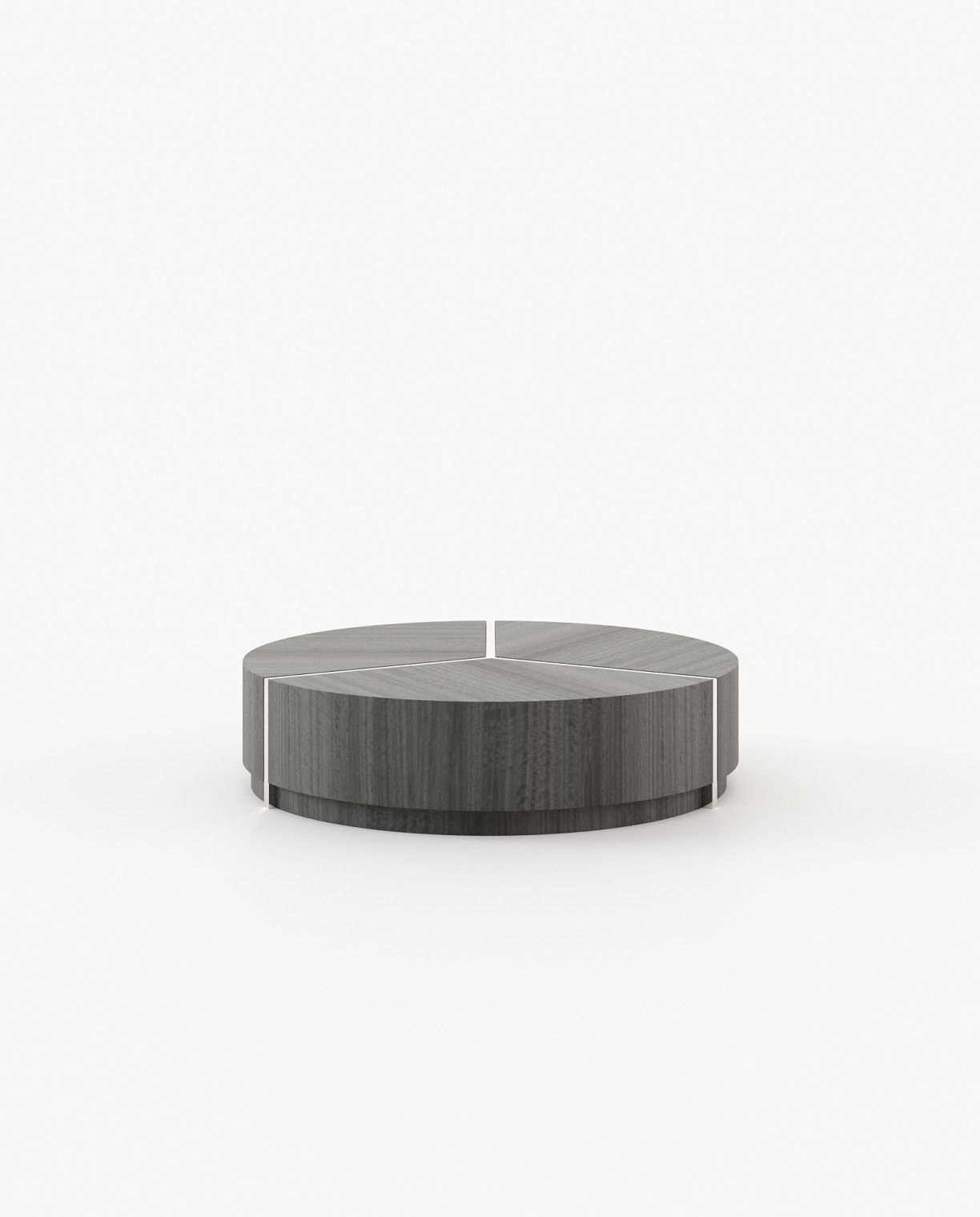 Laskasas RIGA Coffee Table Grey Eucalyptus Veneer Matte - Araco Interiors
