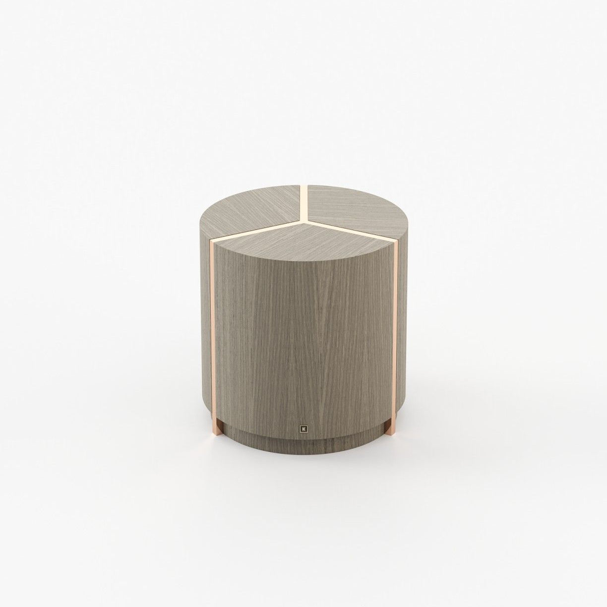 Laskasas RIGA Nest & Side Table Aged Oak Veneer Matte - Araco Interiors