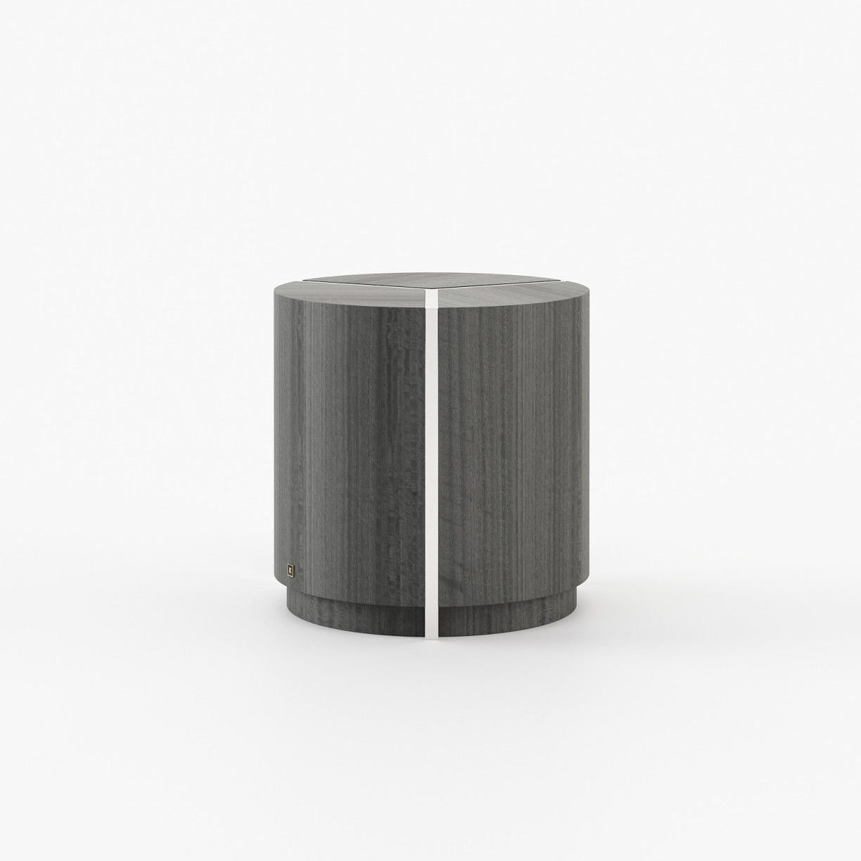 Laskasas RIGA Nest & Side Table Grey Eucalyptus Veneer Matte - Araco Interiors