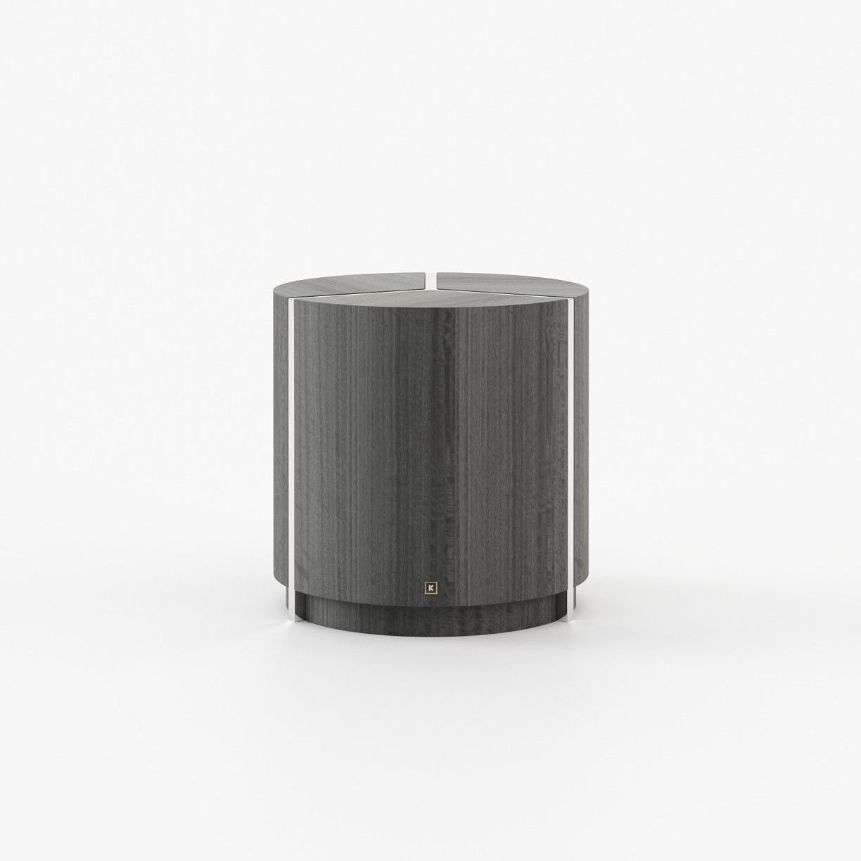 Laskasas RIGA Nest & Side Table Grey Eucalyptus Veneer Matte - Araco Interiors