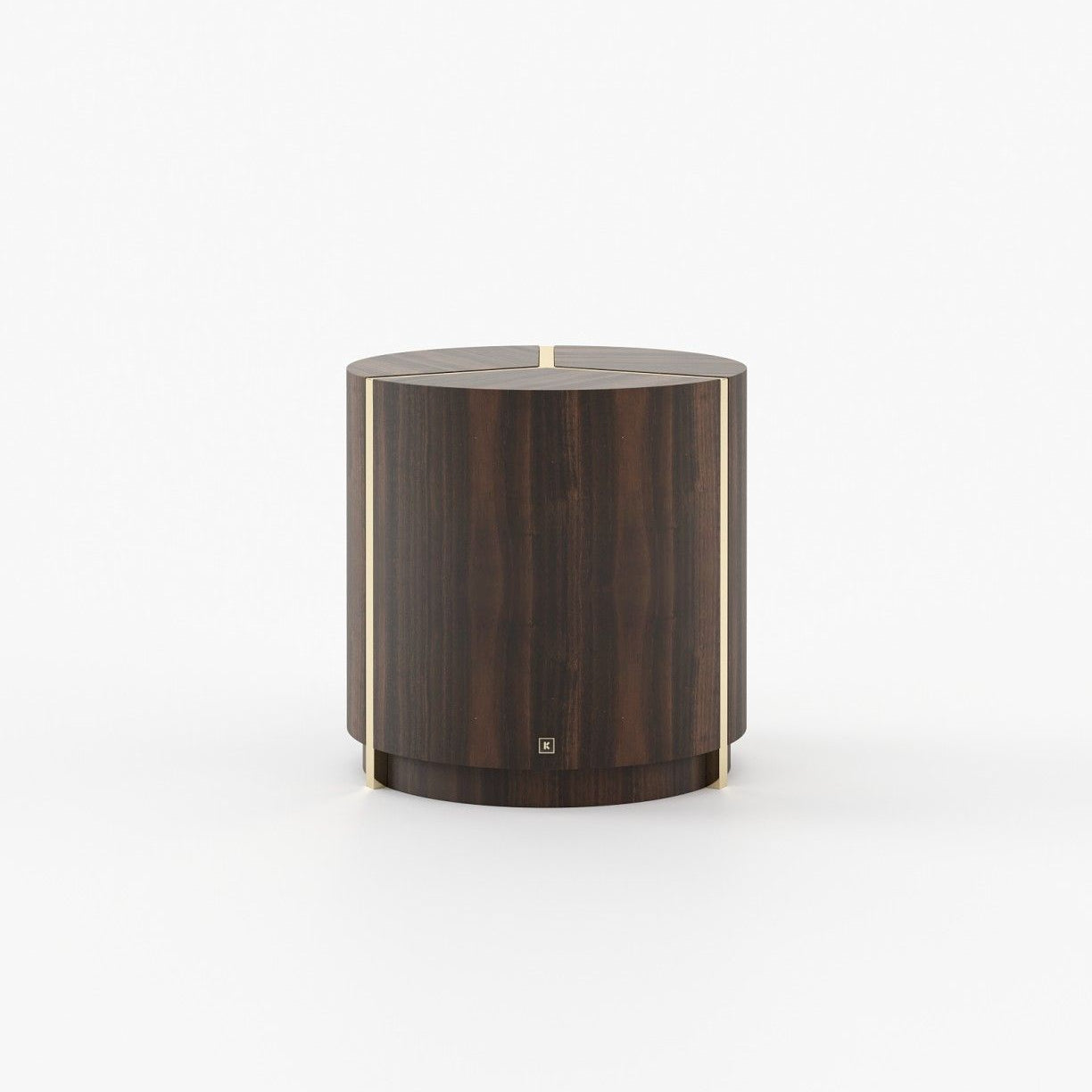 Laskasas RIGA Nest & Side Table Smoked Eucalyptus Veneer Matte - Araco Interiors