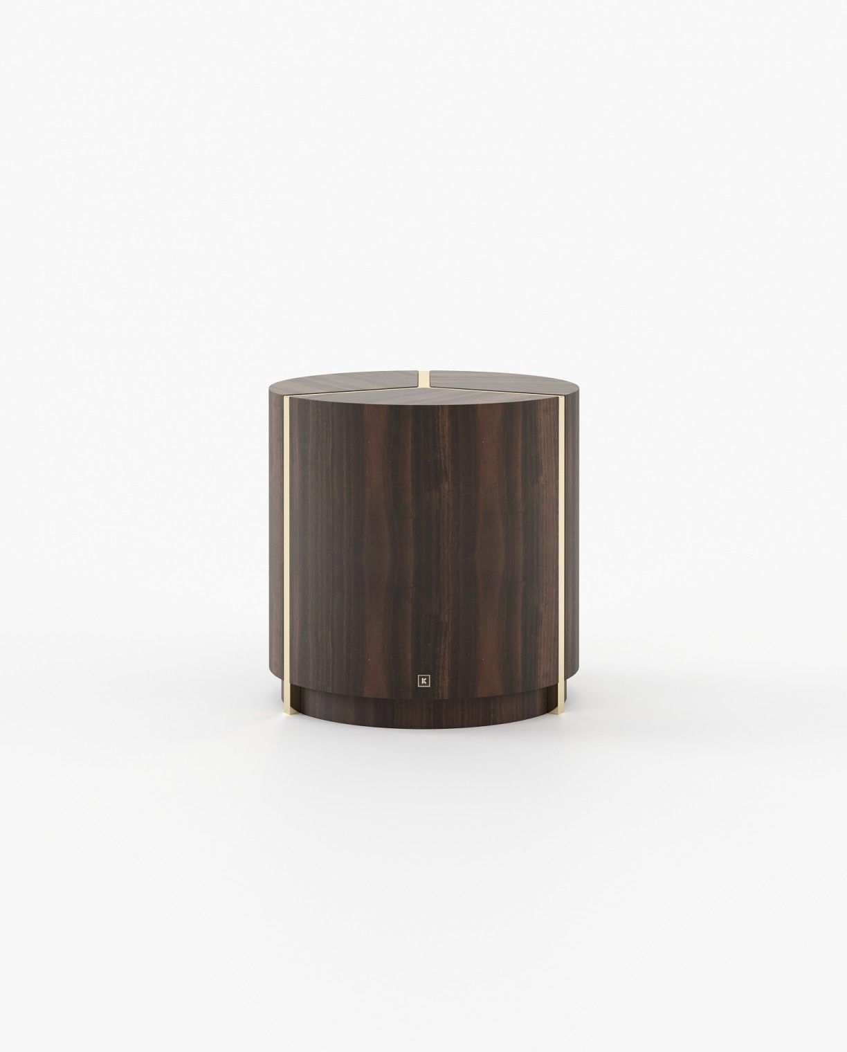 Laskasas RIGA Nest & Side Table Smoked Eucalyptus Veneer Matte - Araco Interiors