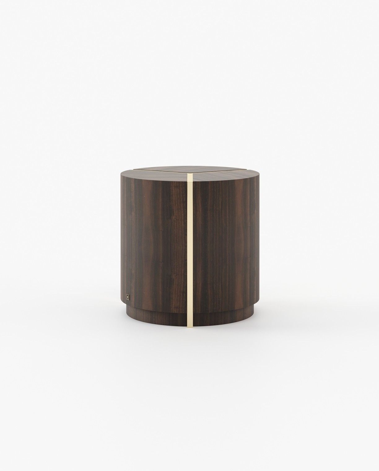 Laskasas RIGA Nest & Side Table Smoked Eucalyptus Veneer Matte - Araco Interiors