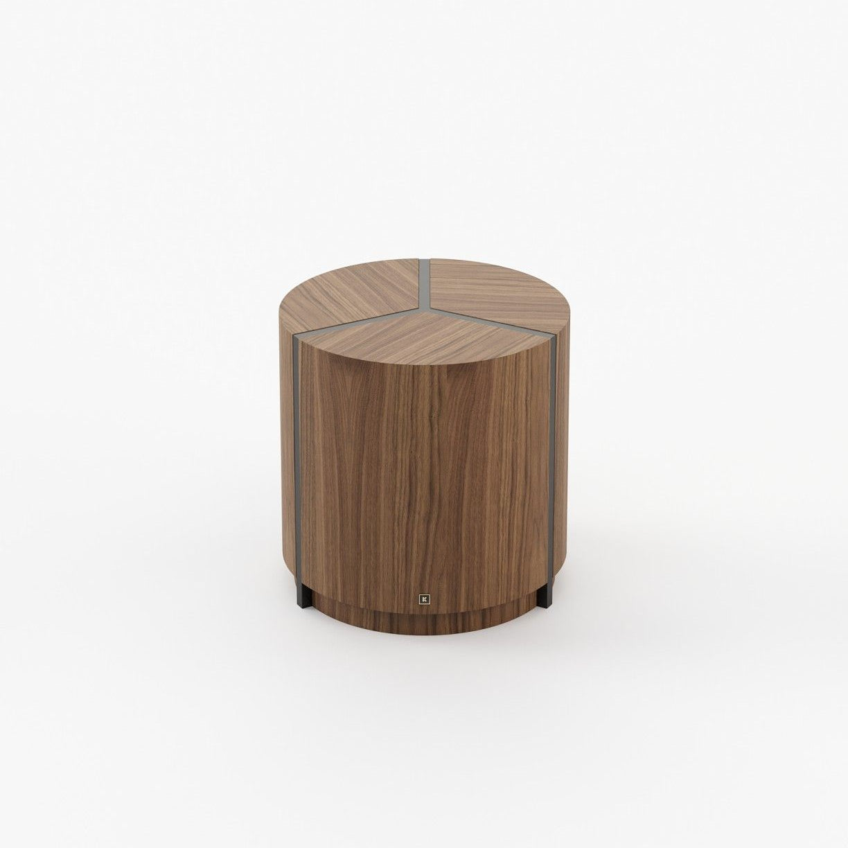Laskasas RIGA Nest & Side Table Walnut Veneer Matte - Araco Interiors