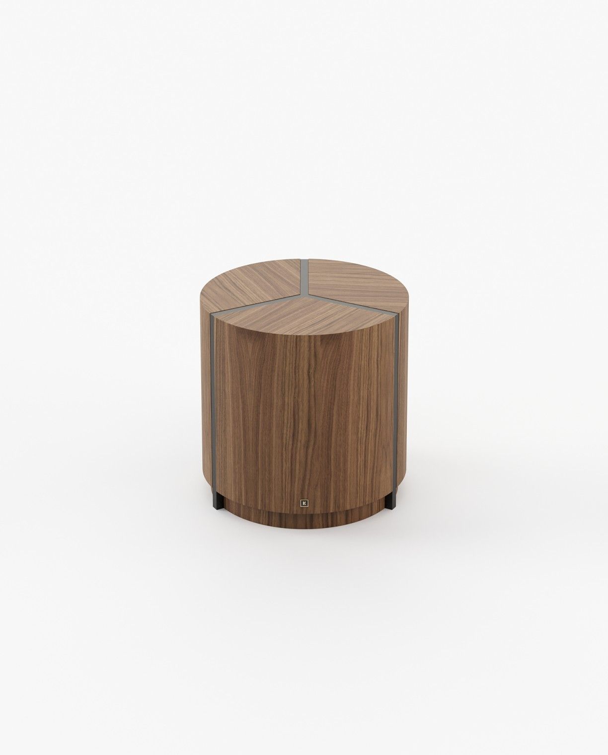 Laskasas RIGA Nest & Side Table Walnut Veneer Matte - Araco Interiors