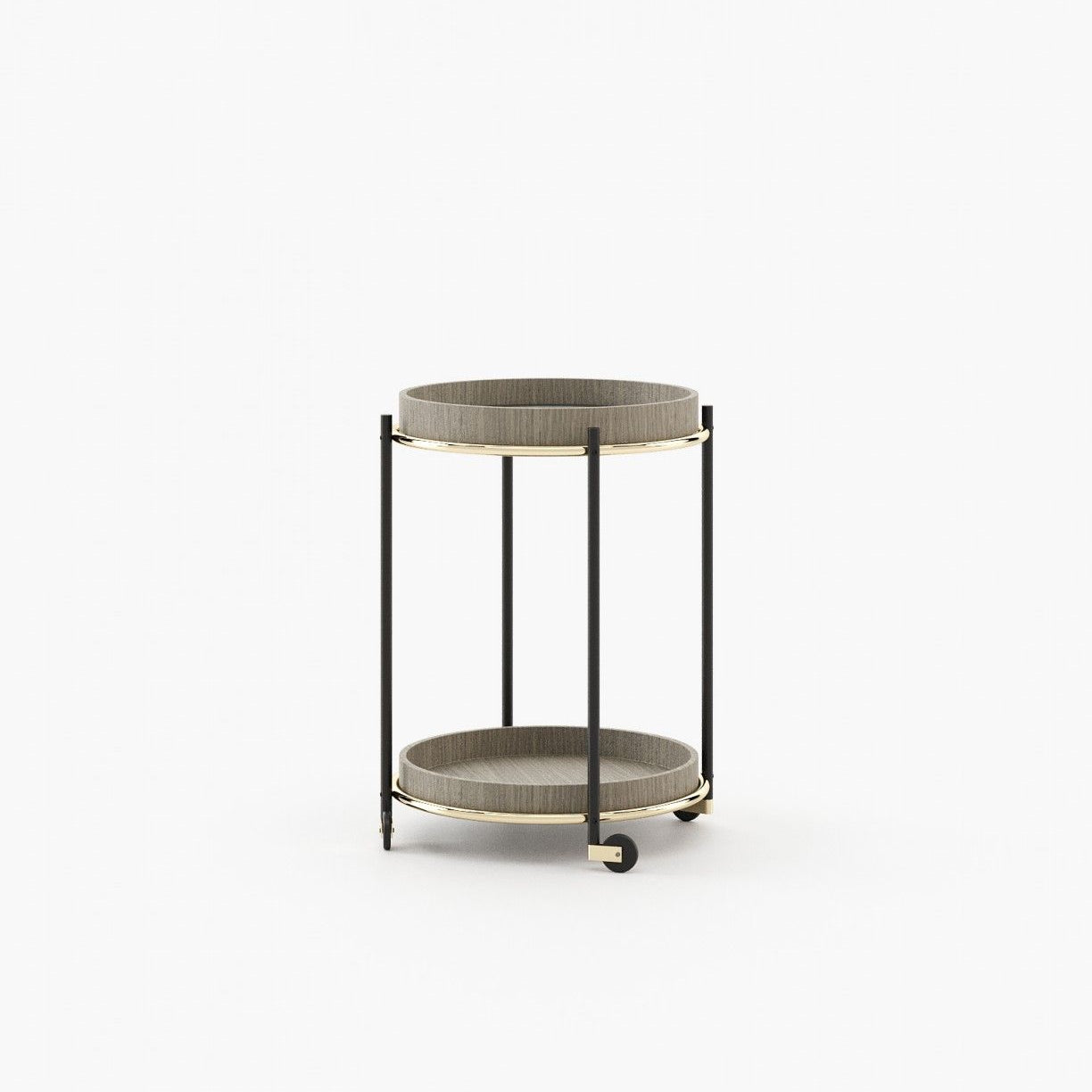 Laskasas RILEY Nest & Side Table Aged Oak Veneer Matte - Araco Interiors
