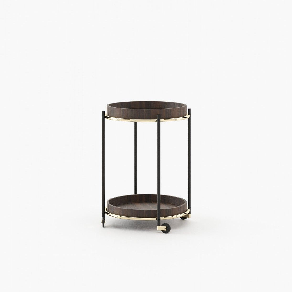 Laskasas RILEY Nest & Side Table Smoked Eucalyptus Veneer Matte - Araco Interiors