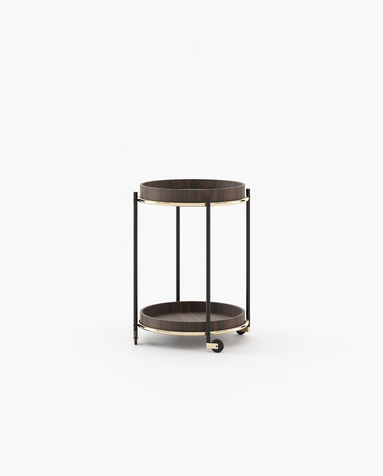 Laskasas RILEY Nest & Side Table Smoked Eucalyptus Veneer Matte - Araco Interiors