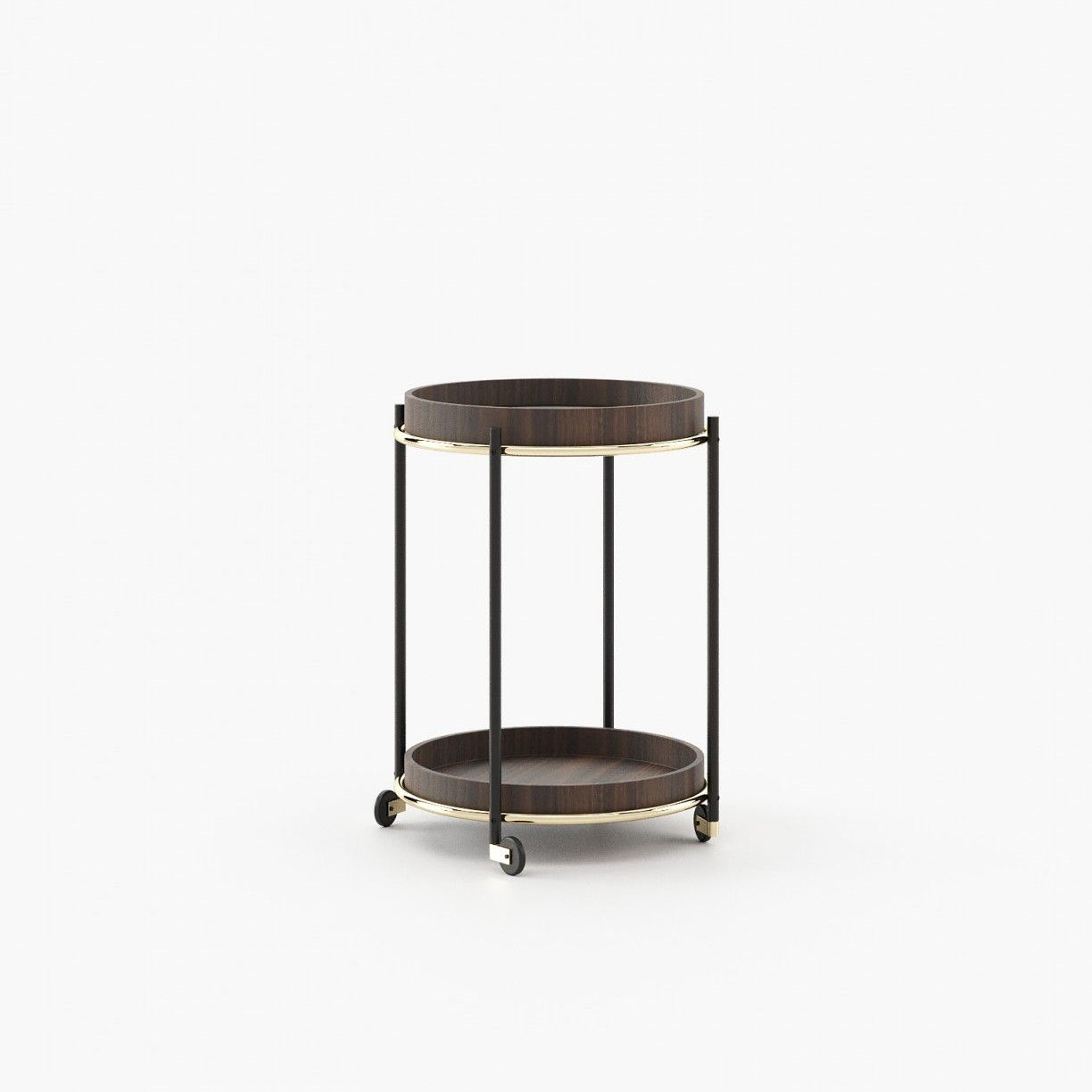 Laskasas RILEY Nest & Side Table Smoked Eucalyptus Veneer Matte - Araco Interiors